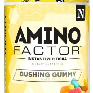 Amino Factor Instantized BCAAs, Gushing Gummy, 30 Servings - Sugar Free Branched...