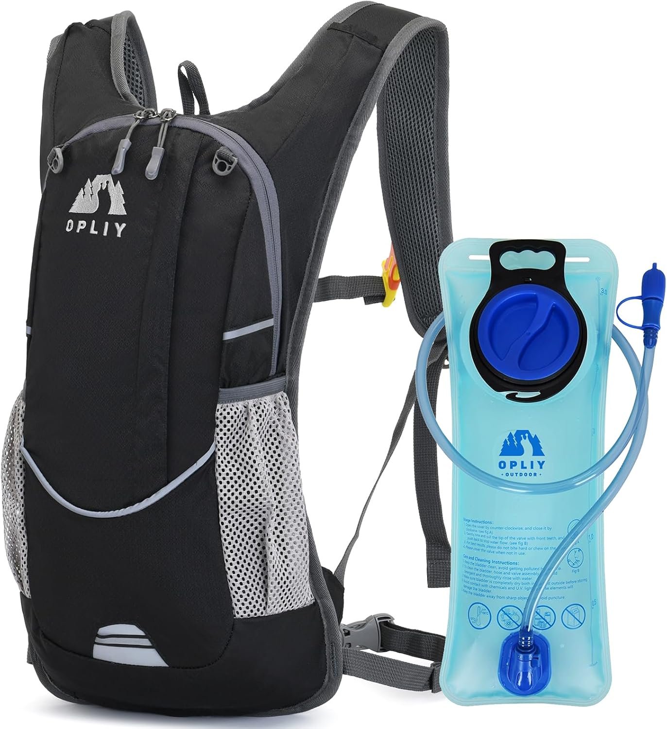 Hydration Pack,Hydration Backpack with 2L Hydration Bladder Lightweight Running ...