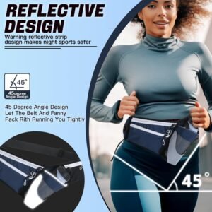 Fanny Pack with Water Bottle Holder Running Hydration Belt for Men Women Adjusta...