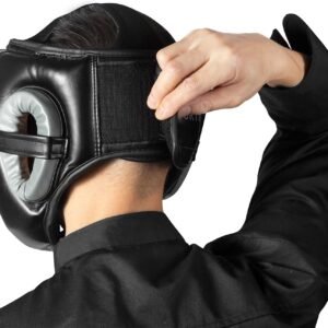 Boxing Headgear for Men Adult, 8+ Years Old MMA Headgear, Closed Type Boxing Hel...