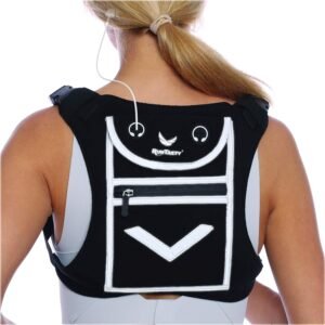 Running Mini Backpack Vest for Men & Women - Reflective w/360°Hi-Viz, Holds Acce...