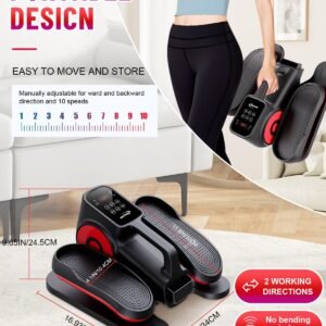 Under Desk Elliptical Machine, Electric Elliptical Training Machines While Sitti...