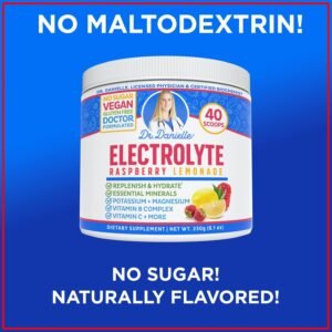 Dr. Danielle's Original Electrolyte Powder - Hydration Drink Mix Supplement - Bo...