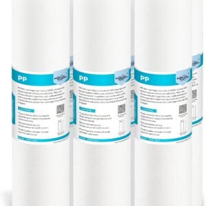 Membrane Solutions 5 Micron 10" x 2.5" Sediment Water Filter Replacement Cartrid...