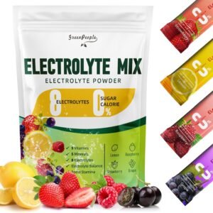 Electrolytes Powder No Sugar - Sugar Free Hydration Electrolyte Packets - Fruit ...