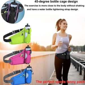 Running Belt Hydration Waist Pack with Water Bottle Holder for Men&Women Outdoor...