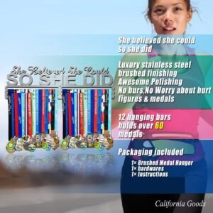 Medal Hanger Holder Display Wall Rack Frame Shelf in 16" long-Medal Hanger Award...