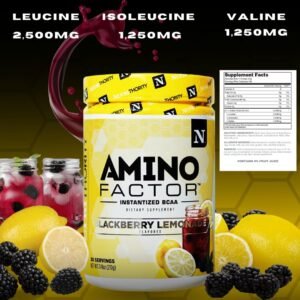 Amino Factor Instantized BCAAs, Gushing Gummy, 30 Servings - Sugar Free Branched...