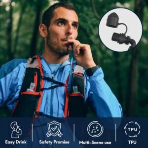 Haimont Hydration Bladder, 2L Water Bladder for Hiking Backpack, TPU Leak-Proof ...