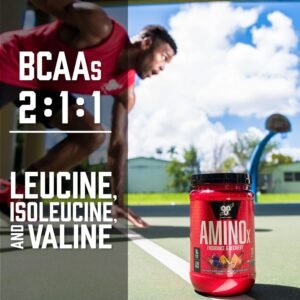 BSN Amino X Muscle Recovery & Endurance Powder with BCAAs, Intra Workout Support...