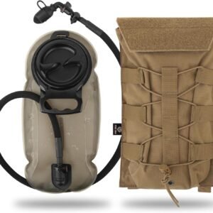 PETAC GEAR 1.5L / 3L Tactical Hydration Pack，Molle Carrier Pouch for 50 oz /100 ...