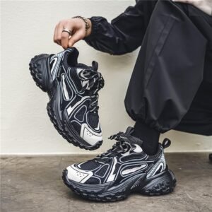 Mens Running Shoes Tennis Walking Shoes Chunky Sneakers Workout Casual Athletic ...