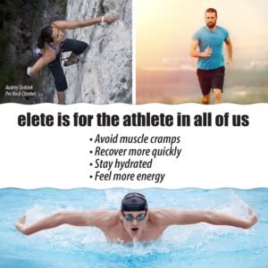 elete – Electrolyte Add-In – 1 Pocket Bottle – 4 Essential Electrolytes Concentr...