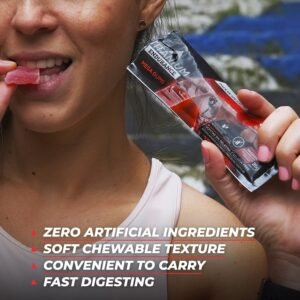 TITANIUM Energy Chews for Running, Cycling - Plant-Based Natural Endurance Energ...