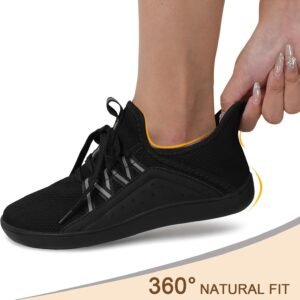 Scurtain Womens Minimalist Barefoot Shoes Comfortable Walking Shoes Lightweight ...