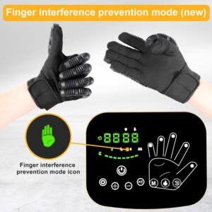 Heated Rehabilitation Robot Gloves Hand Rehabilitation For Stroke Patients Finge...