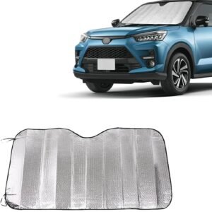 1 PC Car Front Windshield Sunshade, 51.18" x 23.62" Thickened Foldable for Easy ...