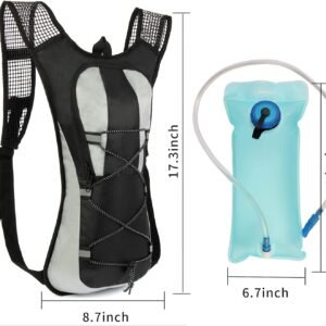 Hydration Pack Backpack, Water Backpack with 2L Bladder, Suitable for Hiking, Cy...