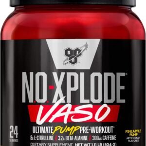 BSN N.O.-XPLODE Vaso Pre Workout Powder with 8g of L-Citrulline and 3.2g Beta-Al...