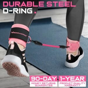 Ankle Resistance Bands, Ankle Bands for Working Out with Cuffs, Ankle Resistance...