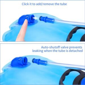 KUYOU Hydration Bladder, Water Bladder Leakproof Water Reservoir Hydration Pack ...