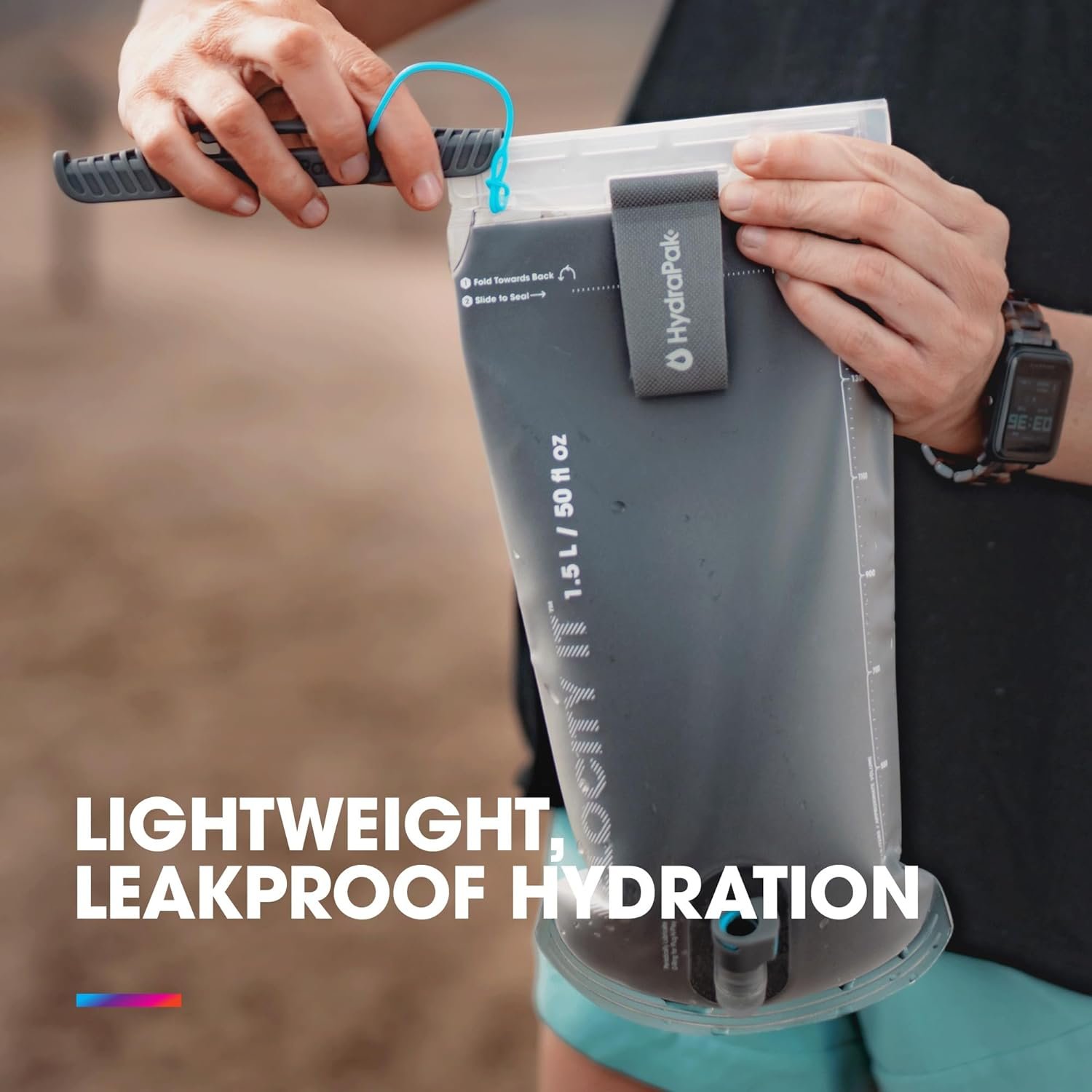 HydraPak Velocity IT (1.5L or 2L Hydration Reservoir) - Insulated Water Bladder/...