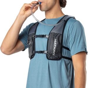 Nathan QuickStart 3L Hydration Vest Pack with 1.5L Bladder Included. One Size Fi...