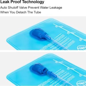 Everfun Hydration Bladder 2L/3L Water Reservoir for Hiking Backpack, Leak Proof ...