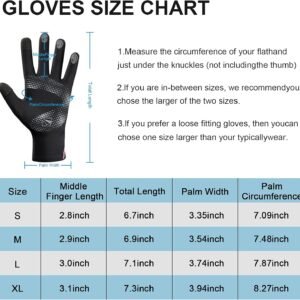 Lightweight Gloves Touchscreen Running Gloves Winter Gloves Liner for Running Cy...