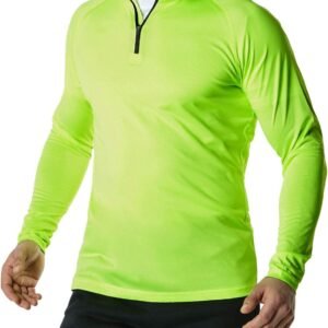 TSLA Men's 1/4 Zip Pullover Long Sleeve Shirt, Quick Dry Performance Running Top...