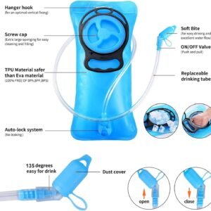 Hydration Pack,Hydration Backpack with 2L Hydration Bladder Lightweight Insulati...
