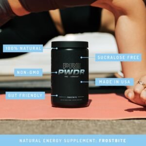 PWDRS Pre-Workout Powder, All Natural Pre Workout for Energy, Pump, Endurance & ...