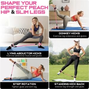 Ankle Resistance Bands, Ankle Bands for Working Out with Cuffs, Ankle Resistance...