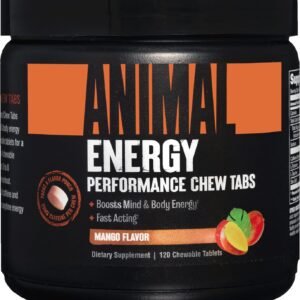 Animal Energy Chews, Fast Acting Energy with Caffeine, Nootropics and Sea Salt f...