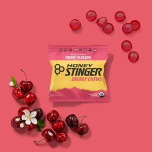 Honey Stinger Organic Cherry Blossom Energy Chew | Gluten Free & Caffeine Free |...