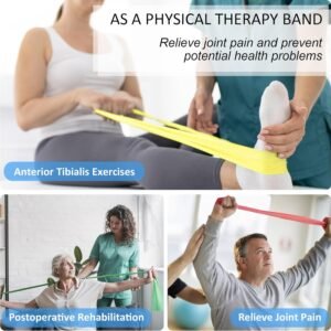 Resistance Bands for Working Out, Physical Therapy Bands, Elastic and Exercise B...