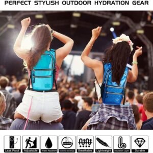 Hydration Backpack Pack, Water Backpack 20L Capacities Included 2L Hydration Bla...