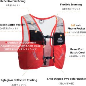 TRIWONDER Hydration Vest 2.5L Ultra Trail Running Backpack Hydration Pack Marath...