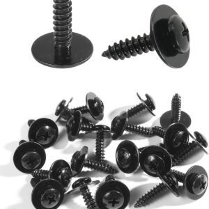 20PCS Automotive Screws,Fender Liner Screws,Car Accessories Bumper Screws,Splash...