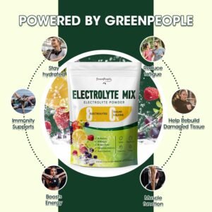 Electrolytes Powder No Sugar - Sugar Free Hydration Electrolyte Packets - Fruit ...