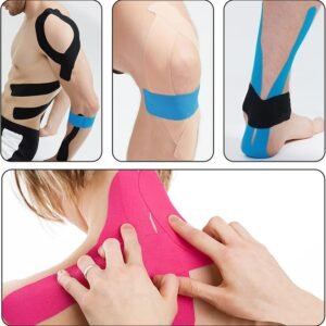 Kinesiology Tape, Adhesive Athletic Sports Elastic Tape Therapy Recovery Muscle ...