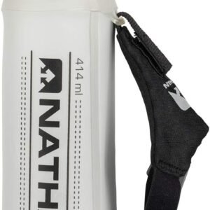 Nathan ExoShot Lite Handheld 14oz, Hydration Flask with Integrated Hand Strap, G...