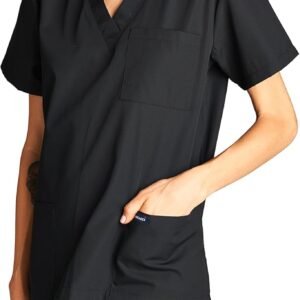 Dagacci Scrubs Medical Uniform Women and Man Scrubs Set Medical Scrubs Top and P...