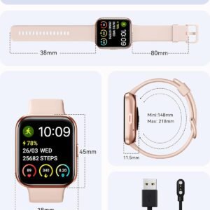 ENOMIR Smart Fitness Watch for Men Women(Answer/Make Call), Alexa Built-in, with...