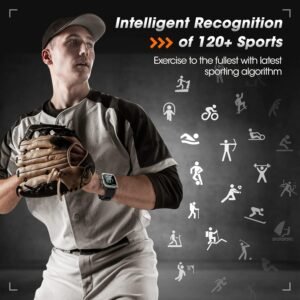 Rgthuhu Military Smart Watches for Men (Answer/Make Call), 100M Waterproof Rugge...