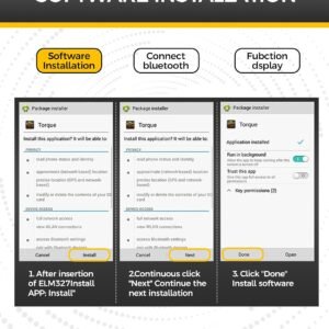 OBD2 Scanner Bluetooth,Car Accessories,ODB2 Scanner,Car Code Reader,Obd2 Scanner...