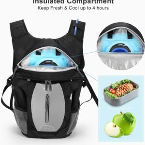 HOMIEE 20L Hydration Backpack 2.5L BPA Free Water Bladder Lightweight Hiking Day...