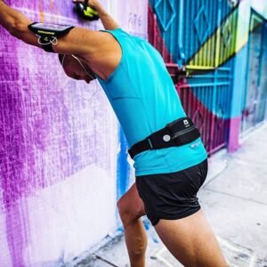 NATHAN Running Belt Waist Pack 5K with Reflective Detail, Zippers and Adjustable...