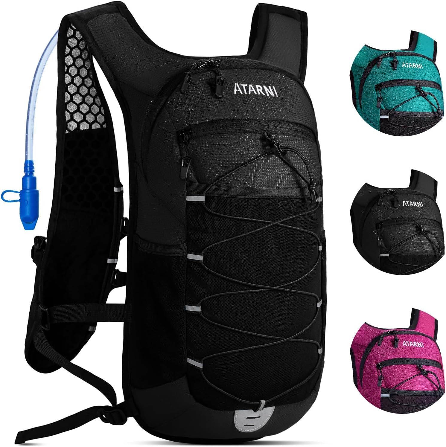 Hiking Hydration Backpack Lightweight Pack - Water Backpack with 2L Hydration Bl...