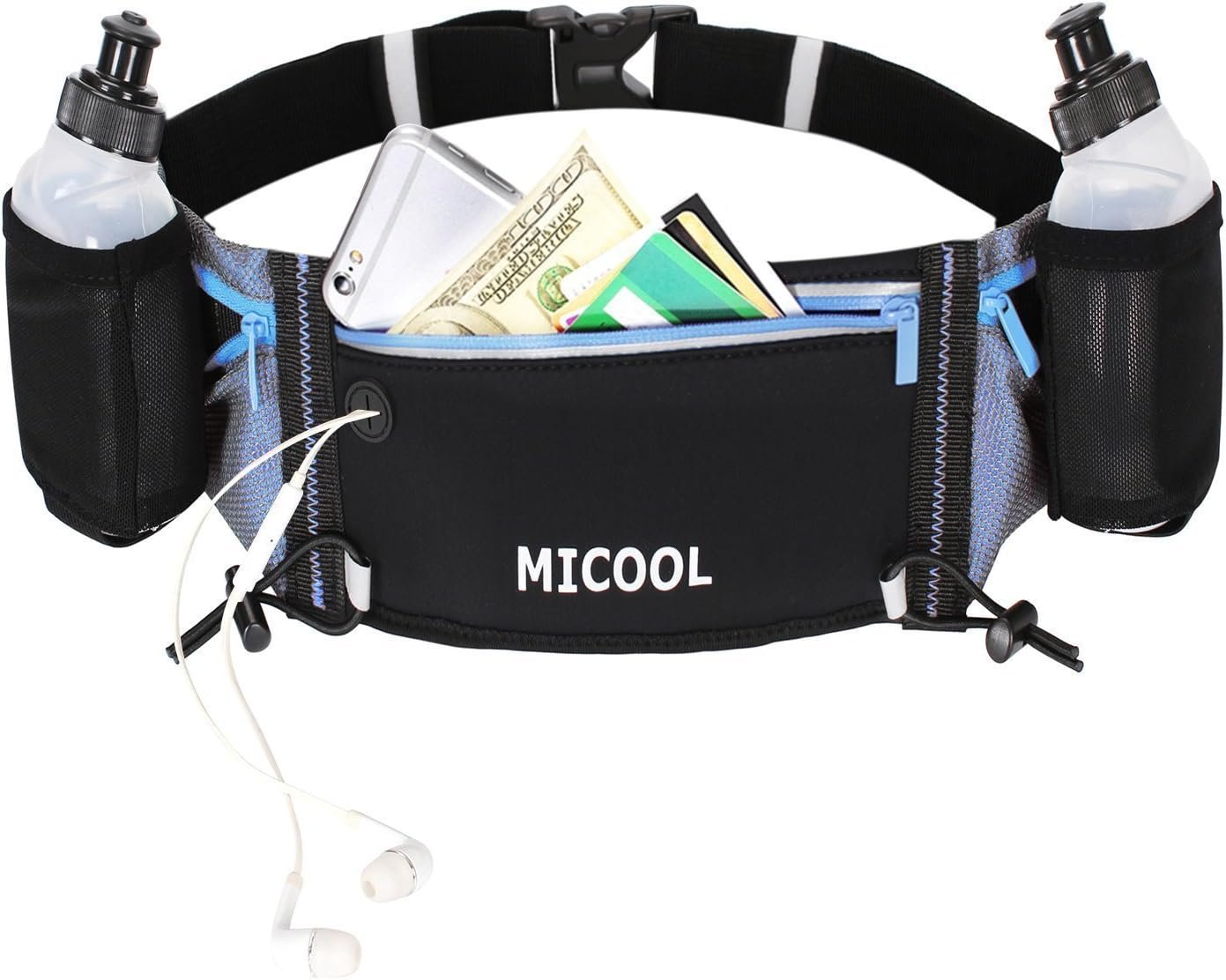 Sports Running Water Bottles - Pack of 2, for Hydration Belt or Vest - Ideal for...